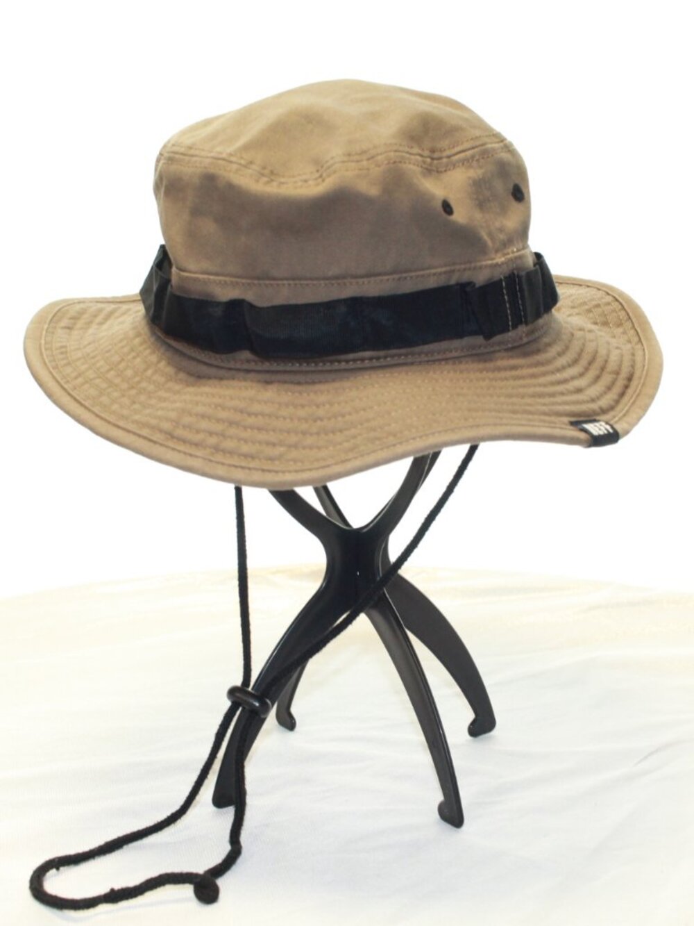 NEFF Disney Brown Boonie Bucket Hat -Mickey Mouse Green Leaf  Floral Inside Band